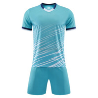 Ensemble d'uniformes de football personnalisés imprimés, respirants, 100% polyester extensible, vêtements d'équipe