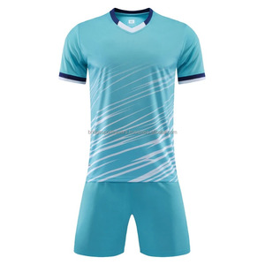 Ensemble d'uniformes de football personnalisés imprimés, respirants, 100% polyester extensible, vêtements d'équipe - Product Image 6