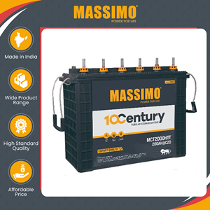 Batería Tubular Alta de Plomo-Ácido MASSIMO de 200Ah y 12V con Certificación ISO de Alto Rendimiento para Uso Solar e Inversores a Bajo Precio - Product Image 3