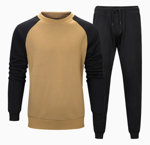 Conjunto Deportivo de Alta Calidad con Sudadera con Capucha y Pantalones Anchos, Ropa de Gimnasio, Conjunto de Dos Piezas, Corte Ajustado - Product Image 1
