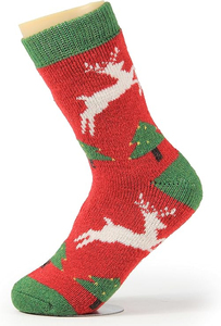 Red Christmas Snowflake Crew Ankle <b>Socks</b> <b>Wool</b> Breathable Winter Yoga & Basketball Casual Wear for Adults - Product Image 4