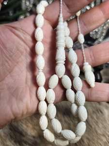 Tasbih Decorativo de Hueso, Hecho a Mano, Cuentas de Oración Religiosas, Regalo - Product Image 2