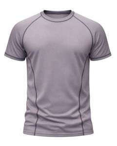 Camiseta Deportiva de Compresión Gris para Hombre, Personalizada, de Secado Rápido, Poliéster y Elastano, para Gimnasio, Fitness, Running, Entrenamiento, Manga Corta - Product Image 1