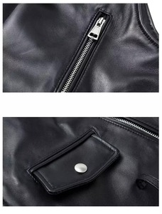 Chaleco de Cuero Personalizado para Hombre a Precio Razonable, Chaleco de Moda Hecho de Cuero 100% de Buena Calidad en Oferta - Product Image 6