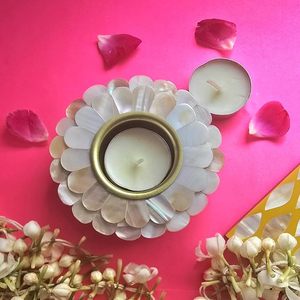 Handmade Eco-Friendly Wood <b>Tea</b> <b>Light</b> Holder by Hs Husnain Crafts for <b>Christmas</b> Home Decor - Product Image 3