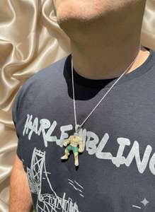 Pendentif Hulk Vert Iced Out, bijoux hip-hop pour les fans de Marvel, en argent 925, pendentif personnalisé Caroton pour cadeaux - Product Image 6