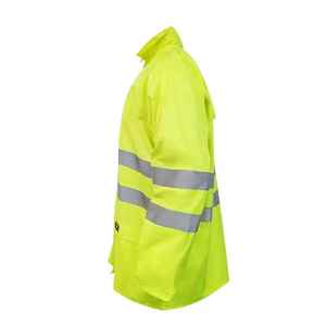 Ensemble veste et pantalon de travail imperméable haute visibilité en PU avec bandes réfléchissantes - Product Image 3