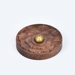 Artisan Hand Carved Wooden Incense Holder Stick Burner With Ash Catcher For Home Office Meditation Incense Holder Zen Home Decor - Product Image 6
