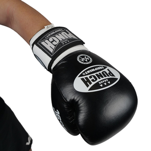 Gants de boxe Muay Thai en cuir PU, style tendance, légers, imperméables, avec sangle de poignet réglable, service OEM personnalisé - Product Image 2