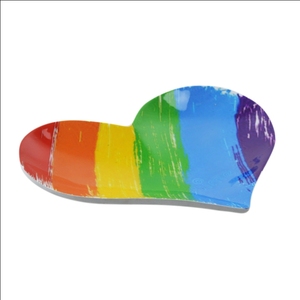 Tazones para Servir Aperitivos de Alta Calidad, Coloridos y Modernos, de Metal/Madera/Cerámica, Regalo Orgánico para el Orgullo LGBTQ, Decoración para el Hogar - Product Image 2