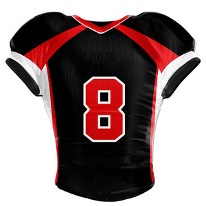 Maillot de football américain personnalisé avec broderie et impression par sublimation, design en maille, style streetwear tendance pour équipe nationale - Product Image 1