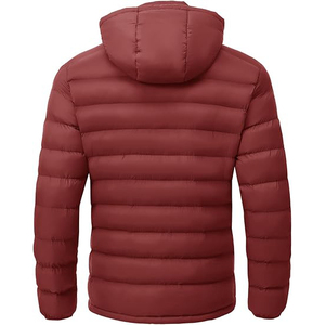 Womens Quilted Puffer <b>Jacket</b> With Sparkly Rhinestone Details And Cozy Attached Hooded Coat - Product Image 2