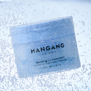 Hangang Seoul Sparkling Ice Toner Pads 140ml 60Pads Refrescantes e Hidratantes para Piel Seca, Almohadillas Hidratantes para la Piel, Nutrición Cutánea - Product Image 1