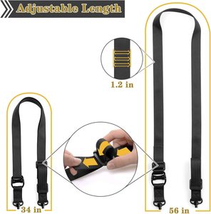 Imra Impex Sangle tactique réglable à deux points avec passants, en sangle nylon haute résistance, pour la chasse, durable 2026 - Product Image 6