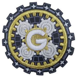 Patch brodé de qualité supérieure, fil réfléchissant, style audacieux et technique, logo personnalisé - Product Image 3