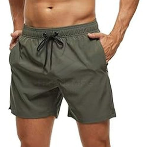 Nuevo Estilo, MOQ Bajo, Shorts de Baño para Hombre, Cintura Media, Color Sólido, Ecológicos, de Secado Rápido, Diseño Personalizado, Gran Venta - Product Image 6