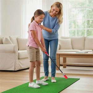 Bastone da Golf Portatile in Fibra di Vetro Rossa per Allenamento Swing, Strumento di Riscaldamento per Principianti e Professionisti, Migliora la Presa e la Precisione dello Schiacciata - Product Image 6