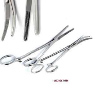 Pinzas Hemostáticas Kelly de 16 cm, Rectas/Curvas, para Uso Médico Quirúrgico - Product Image 2