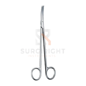 Tijeras Lillie de 8 Pulgadas Curvas para Disección de la Fosa Amigdalina, Instrumento Quirúrgico para Procedimientos ORL por SurgiRight - Product Image 5