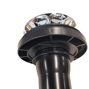 12-24VDC multi-fonction LED <span class=keywords><strong>moto</strong></span> pôle lumière SAE EMC approuvé ambre rouge bleu lentilles de couleur nouveau noir haut moteur vélo arrière - Product Image 4