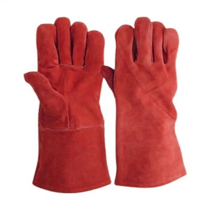 Gants de sécurité en cuir de vachette de haute qualité, résistants aux flammes et à la chaleur, pour la lutte contre les incendies industriels et la soudure - Product Image 3