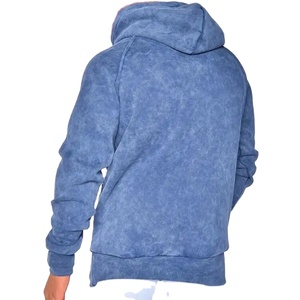 Sudadera con capucha vintage de invierno con cremallera y estampado personalizado de felpa francesa de algodón pesado de alta calidad - Product Image 2