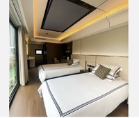Maison Conteneur Préfabriquée en Acier de Luxe Moderne, Hôtel & Villa Modulaire Haut de Gamme en Capsule, Conception Écologique et Respirante