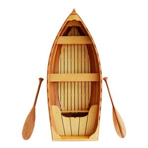 K197 - Whitehall <b>Wooden</b> Dinghy 5-Foot Display High Quality Durable Freestanding OMH Vietnam Home Craft 157.5Lx67Wx40H cm - Product Image 1