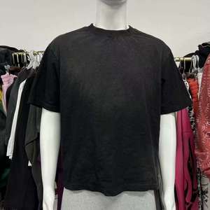 Camisetas de Hombre de Corte Holgado con Logotipo Bordado y Efecto Desgastado, Transpirables y de Alta Calidad, Novedad 2026 - Product Image 1