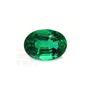 Pierre précieuse ovale de haute qualité, vert émeraude, taille personnalisée pour la fabrication de bijoux, au meilleur prix - Product Image 1