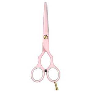 Ciseaux de coiffeur professionnels roses en acier inoxydable, ciseaux de coupe de cheveux personnalisés avec logo, ciseaux ergonomiques pour salon de coiffure, 6 pouces - Product Image 3