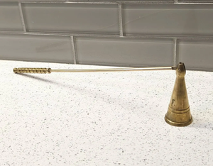 Éteignoir à bougie en métal de 10 pouces avec manche en bois, artisanal, pour la décoration intérieure, vente directe usine, usage d'éteignage - Product Image 6