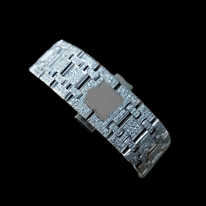 Luxury custom Fully Iced Out Diamond <b>Black</b> Dial <b>Watch</b> <b>Man's</b> Stainless Steel Numeral Wrist Moissanite Diamond Classic <b>Watch</b> - Product Image 2