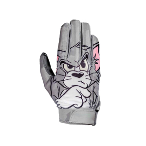 Gants de receveur de football de qualité supérieure, ajustables, taille moyenne, souples, respirants, légers, design respirant, adhérence maximale, précision de la récupération - Product Image 3