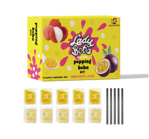 ชาผลไม้พร้อมดื่มพร้อมบับเบิ้ลเปิดรสชาติพร้อมกล่องบรรจุ - Product Image 2