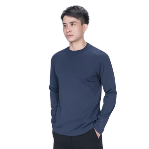 เสื้อเชิ้ตแขนยาวผู้ชายระบายอากาศได้ดีสำหรับใส่เป็นเสื้อนอก  สีตามสั่ง เสื้อลำลองผู้ชาย  งานซับลิเมชั่นคุณภาพสูง เสื้อยืดแขนยาว - Product Image 2