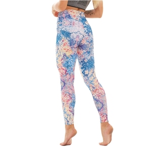 Leggings de yoga d'été pour femmes 100% coton sans couture taille haute respirants antibactériens à carreaux haute performance confort durabilité - Product Image 2
