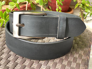 Nouveau élégant et décontracté fait à la main en cuir véritable classique hommes ceinture personnalisée pleine fleur en détresse en cuir véritable hommes ceinture - Product Image 2