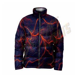 เสื้อแจ็คเก็ตขนเป็ดสำหรับผู้หญิงใหม่เสื้อแจ็คเก็ตบุนวมพิมพ์ลายผ้า2025 - Product Image 5