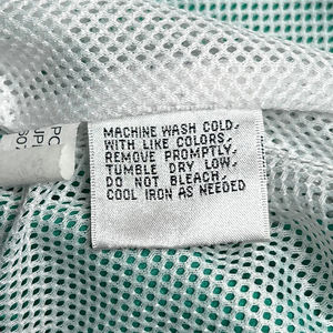 Veste coupe-vent color block effet froissé, bleu sarcelle, zippée, streetwear, pour homme, résistante à l'eau, fabriquée par un fabricant OEM. - Product Image 3