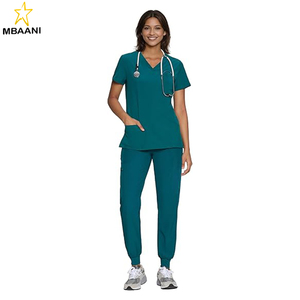 <b>Scrubs</b> for Women, Women's Medical <b>Scrub</b> Sets, V-Neck <b>Scrubs</b> <b>Top</b> & Cargo Pants with 12 Pockets - Product Image 6