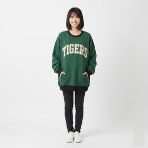 เสื้อสเวตเชิ้ตโอเวอร์ไซส์คอเต่า ดีไซน์เรียบหรู สไตล์สตรีท ผ้าหนานุ่ม - Product Image 3