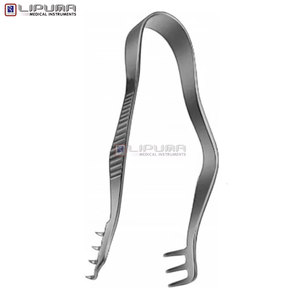 Rétracteur Finsen avec 3x4 pointes acérées de 7 cm en acier inoxydable chirurgical pour rétraction tissulaire, instruments médicaux - Product Image 3