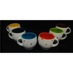 Tasses à café et à thé en céramique classiques fabriquées en Inde - Product Image 1