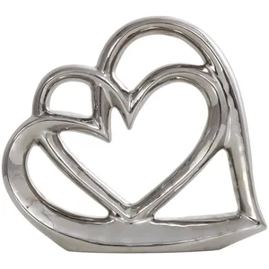 Escultura Religiosa de Aluminio Plateado de Diseño de Lujo, Pieza Decorativa Artística para Interiores de Hotel, Moderna y Pulida de Alta Calidad - Product Image 3