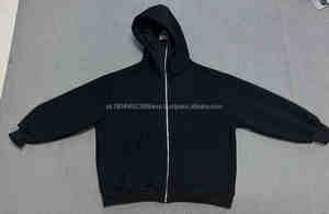 Sudadera con Capucha y Cremallera para Hombre, Estilo Urbano Moderno, de Algodón Grueso de 370 g/m², Ecológica, a la Moda para Otoño, Estilo Ninja - Product Image 3