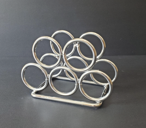 Star Shape <b>Silver</b> Finish Napkin Holder For Home Office Restaurant Table <b>Top</b> Decorative Use Metal Napkin Holder Free Standing - Product Image 3