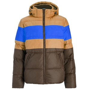 Chaqueta Acolchada Ligera para Hombre, Chaqueta con Capucha, Chaqueta de Plumón Acolchada, Chaqueta Cortavientos Cálida para Invierno - Product Image 2