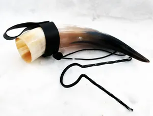 Jarra de cuerno de alta demanda para beber cerveza, estilo vikingo rústico, para suministro mundial de exportador indio Viking Drinking - Product Image 4