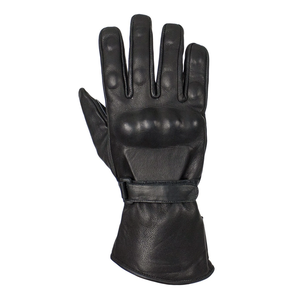 Hard <b>Knuckle</b> Protector Black Full Finger Leather Motorbike Riding <b>Gloves</b> Motorcycle Auto Racing Wear <b>Gloves</b> For Men - Product Image 3